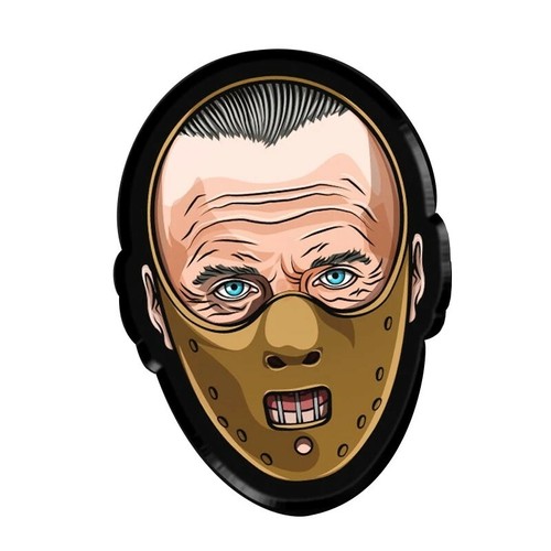 Hannibal lecter mask pin - hannibal,